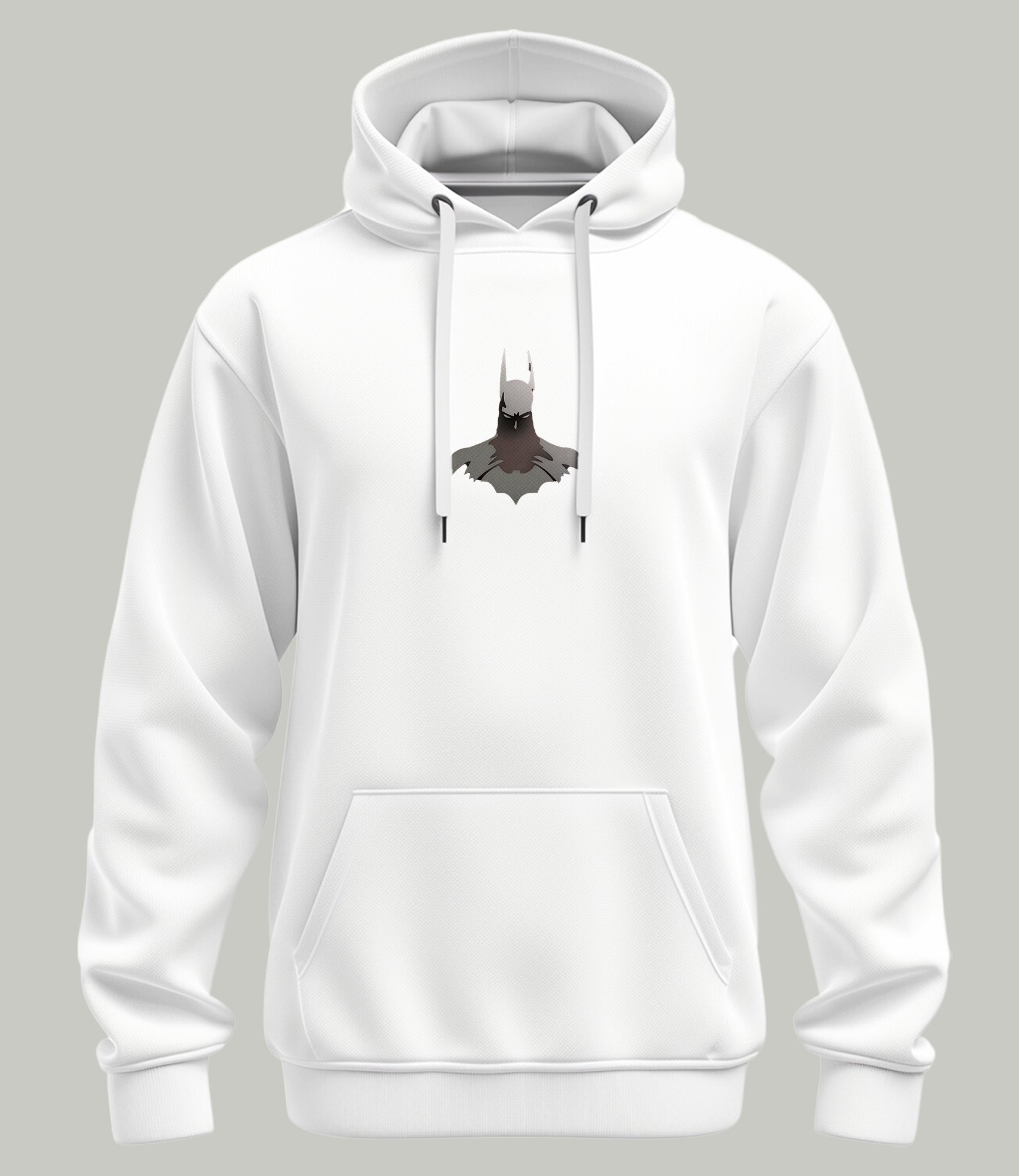 "Moon Knight Inspired Graphic Hoodie – White Edition"