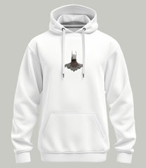 "Moon Knight Inspired Graphic Hoodie – White Edition"