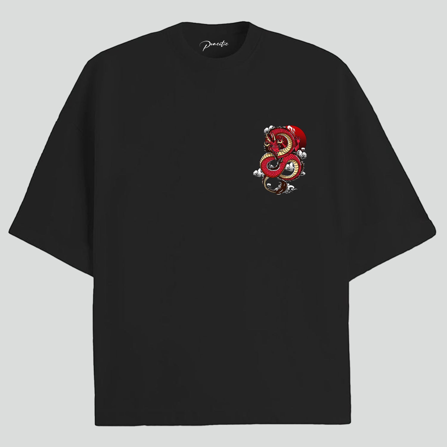 Red dragon Oversized T-Shirt