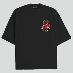 Red dragon Oversized T-Shirt