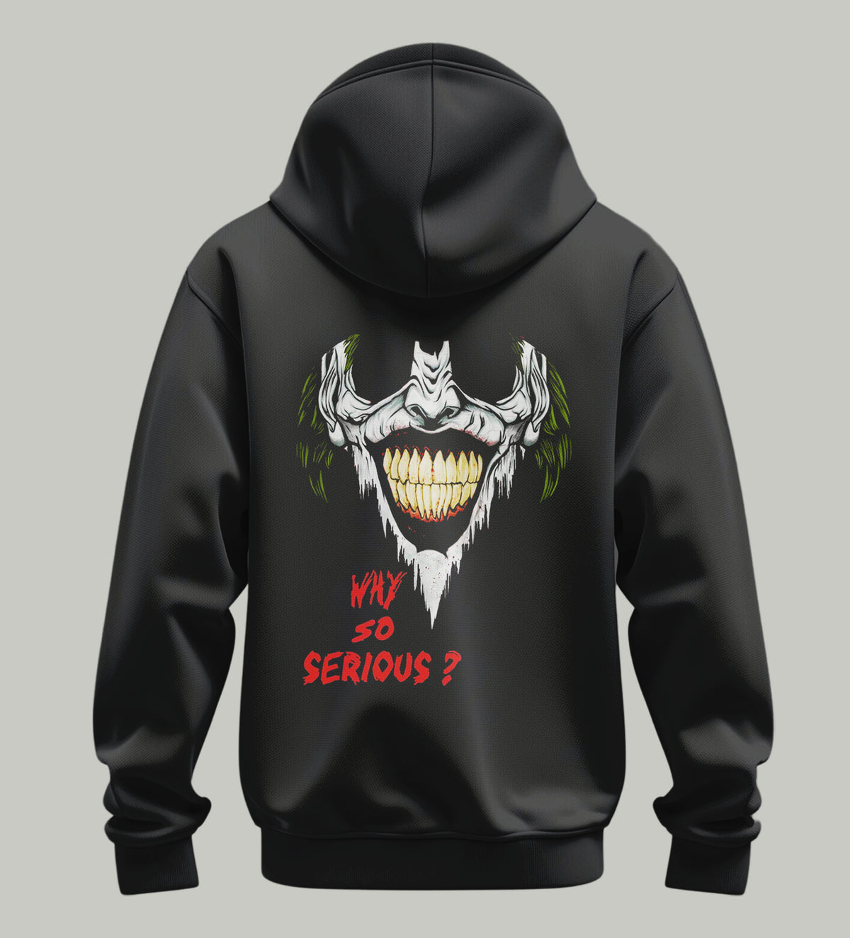 ''Why So Serious Graphic Hoodie - Winter Essential''